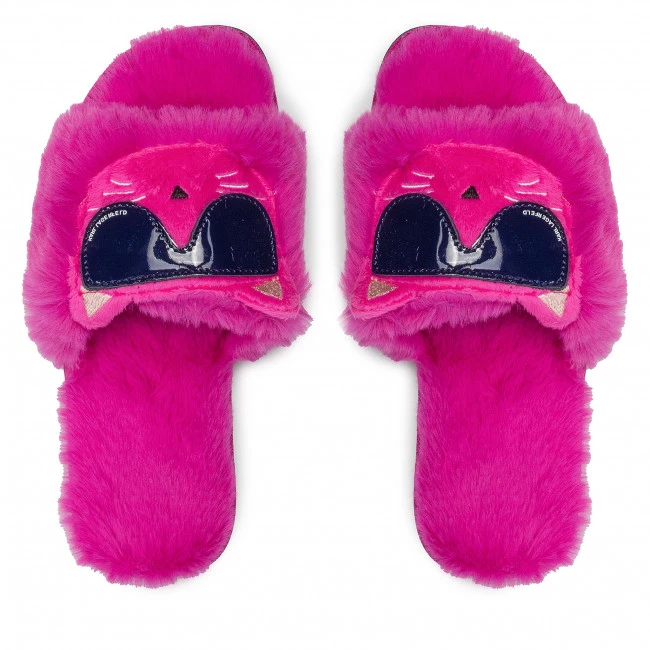 Mules Et Sandales Chaussons KARL LAGERFELD - KL49110 Pink Synth Fur Rose 8 Mules Et Sandales Chaussons KARL LAGERFELD - KL49110 Pink Synth Fur Rose – Image 6