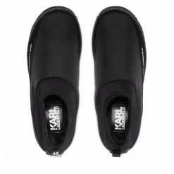 Mules Et Sandales Chaussons KARL LAGERFELD - KL73021 Black Synth Noir -KARL LAGERFELD Soldes 0000209007961 05 wj
