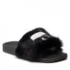 Mules Et Sandales Mules / Sandales De Bain KARL LAGERFELD - KL80911 Black Synth Fur Noir -KARL LAGERFELD Soldes 0000209007978 01 mf