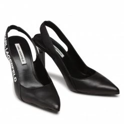 Mules Et Sandales Sandales KARL LAGERFELD - KL30903 000 Black Lthr Noir -KARL LAGERFELD Soldes 0000209790771 06 rz