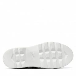 Chaussures Basses Bottes De Randonnée KARL LAGERFELD - KL45230 Black/White Lthr Noir -KARL LAGERFELD Soldes 0000209791099 04 ph