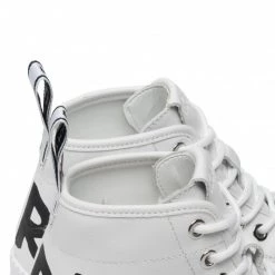 Bottes Et Autres Bottes De Randonnée KARL LAGERFELD - KL45230 White Lthr Blanc -KARL LAGERFELD Soldes 0000209791112 05 mg kopia