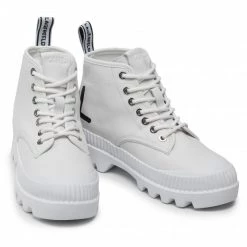 Bottes Et Autres Bottes De Randonnée KARL LAGERFELD - KL45230 White Lthr Blanc -KARL LAGERFELD Soldes 0000209791112 07 mg kopia