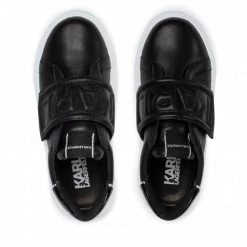 Chaussures Basses Sneakers KARL LAGERFELD - KL62537 Black Lthr Noir -KARL LAGERFELD Soldes 0000209791426 07 bs kopia