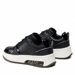 Chaussures Basses Sneakers KARL LAGERFELD - KL62021 Black Lthr Noir -KARL LAGERFELD Soldes 0000209791730 02 bs