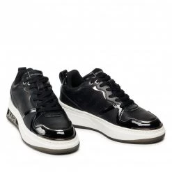 Chaussures Basses Sneakers KARL LAGERFELD - KL62021 Black Lthr Noir -KARL LAGERFELD Soldes 0000209791730 05 bs