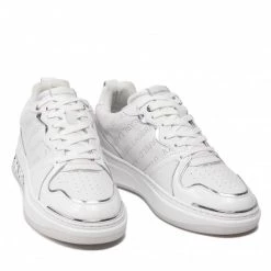 Chaussures Basses Sneakers KARL LAGERFELD - KL62021 White Lthr Blanc -KARL LAGERFELD Soldes 0000209791747 08 pl