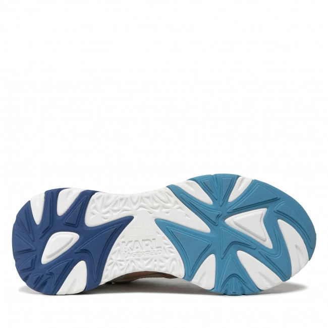 Chaussures Basses Sneakers KARL LAGERFELD - KL62420 Lt Pink/Blue Lthr Blanc 6 Chaussures Basses Sneakers KARL LAGERFELD - KL62420 Lt Pink/Blue Lthr Blanc – Image 4