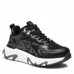 Chaussures Basses Sneakers KARL LAGERFELD - KL62425 Black Lhr Noir