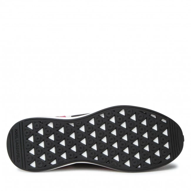 Chaussures Basses Sneakers KARL LAGERFELD - KL62155 Black Lthr/Text W/Pink Noir 6 Chaussures Basses Sneakers KARL LAGERFELD - KL62155 Black Lthr/Text W/Pink Noir – Image 4