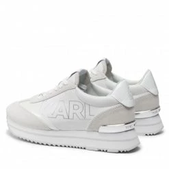 Chaussures Basses Sneakers KARL LAGERFELD - KL61942 White/Silver Blanc -KARL LAGERFELD Soldes 0000209791877 02 kt
