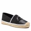 Chaussures Basses Espadrilles KARL LAGERFELD - KL80108A Black Canvas Noir