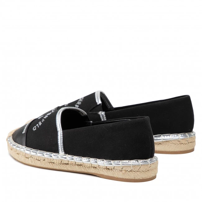 Chaussures Basses Espadrilles KARL LAGERFELD - KL80108A Black Canvas Noir 5 Chaussures Basses Espadrilles KARL LAGERFELD - KL80108A Black Canvas Noir – Image 3