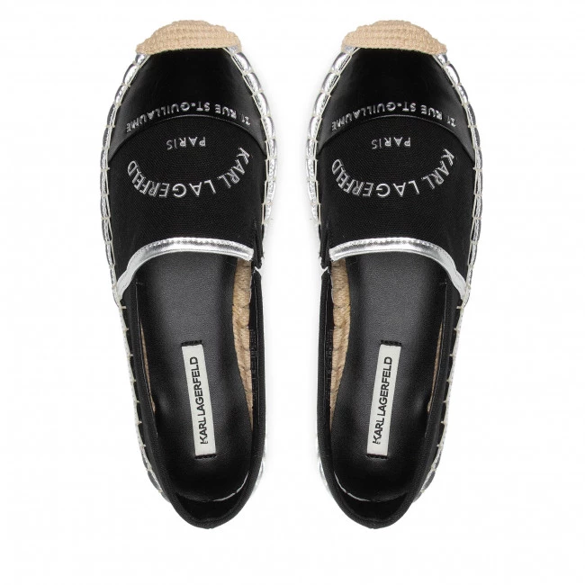Chaussures Basses Espadrilles KARL LAGERFELD - KL80108A Black Canvas Noir 8 Chaussures Basses Espadrilles KARL LAGERFELD - KL80108A Black Canvas Noir – Image 6