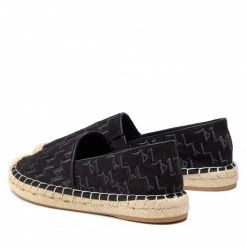 Chaussures Basses Espadrilles KARL LAGERFELD - KL80112 Black Canvas Noir -KARL LAGERFELD Soldes 0000209791938 02 ph
