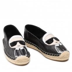 Chaussures Basses Espadrilles KARL LAGERFELD - KL80121 Black Noir -KARL LAGERFELD Soldes 0000209791990 08 ks