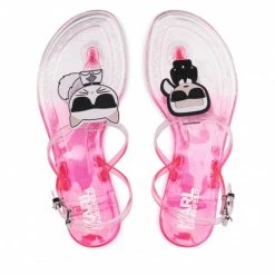 Mules Et Sandales Sandales KARL LAGERFELD - KL80002A Fuschia Rubber Rose -KARL LAGERFELD Soldes 0000209792119 07d rz