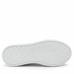 Chaussures Basses Sneakers KARL LAGERFELD - KL62210 White Lthr W/Black Blanc -KARL LAGERFELD Soldes 0000209792157 05 mg kopia