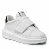 Chaussures Basses Sneakers KARL LAGERFELD - KL62537 White Lthr Blanc