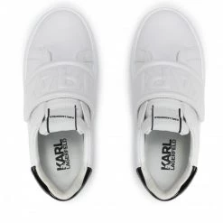 Chaussures Basses Sneakers KARL LAGERFELD - KL62537 White Lthr Blanc -KARL LAGERFELD Soldes 0000209792195 04 mg kopia