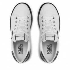 Chaussures Basses Sneakers KARL LAGERFELD - KL62634 White Lthr W/Black Blanc 13 Chaussures Basses Sneakers KARL LAGERFELD - KL62634 White Lthr W/Black Blanc -KARL LAGERFELD Soldes 0000209792225 04 mk