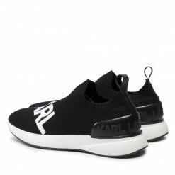 Chaussures Basses Sneakers KARL LAGERFELD - KL62110 Black Knit Textile Noir -KARL LAGERFELD Soldes 0000209792270 02 mg kopia