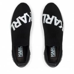 Chaussures Basses Sneakers KARL LAGERFELD - KL62110 Black Knit Textile Noir -KARL LAGERFELD Soldes 0000209792270 07 mg kopia