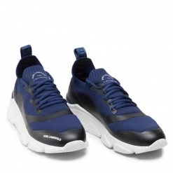 Chaussures Basses Sneakers KARL LAGERFELD - KL51631 KAA Navy Knit Textile Bleu Marine -KARL LAGERFELD Soldes 0000209794144 08 mg kopia