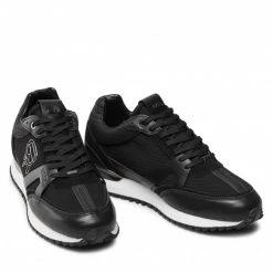 Chaussures Basses Sneakers KARL LAGERFELD - KL52931 Black Lthr Noir -KARL LAGERFELD Soldes 0000209794229 08 rz