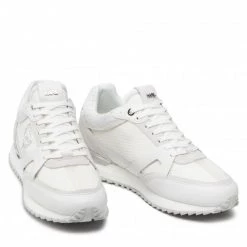 Chaussures Basses Sneakers KARL LAGERFELD - KL52931 White Lthr/Textile Blanc -KARL LAGERFELD Soldes 0000209794243 08 ph