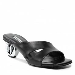 Mules Et Sandales Mules / Sandales De Bain KARL LAGERFELD - KL32800 Black Noir