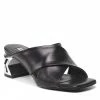Mules Et Sandales Mules / Sandales De Bain KARL LAGERFELD - KL30605 Black Lthr Noir -KARL LAGERFELD Soldes 0000209794380 01 pl