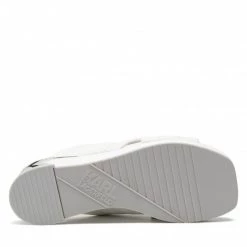 Mules Et Sandales Sandales KARL LAGERFELD - KL80628 White Pu Blanc -KARL LAGERFELD Soldes 0000209794403 05 pl