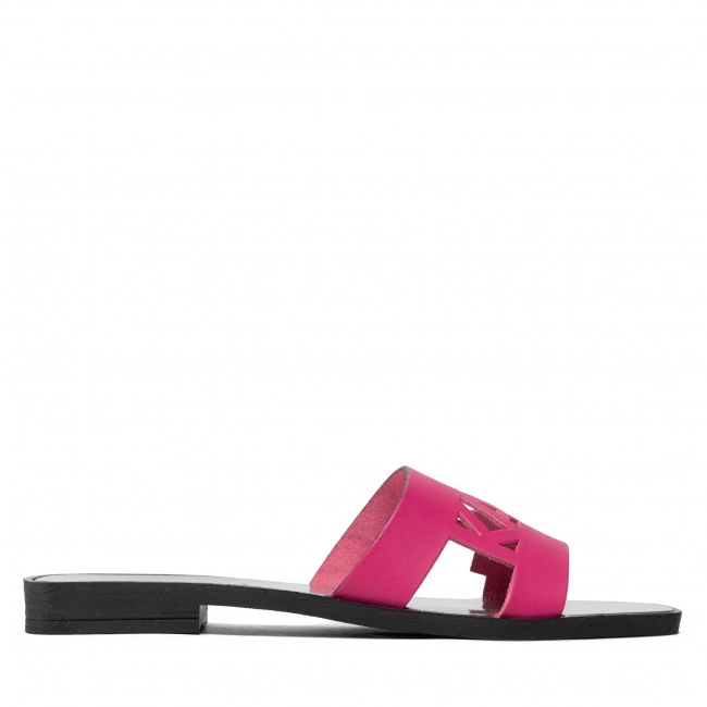 Mules Et Sandales Mules / Sandales De Bain KARL LAGERFELD - KL80405 Fuschia Pink Lthr Rose 4 Mules Et Sandales Mules / Sandales De Bain KARL LAGERFELD - KL80405 Fuschia Pink Lthr Rose – Image 2