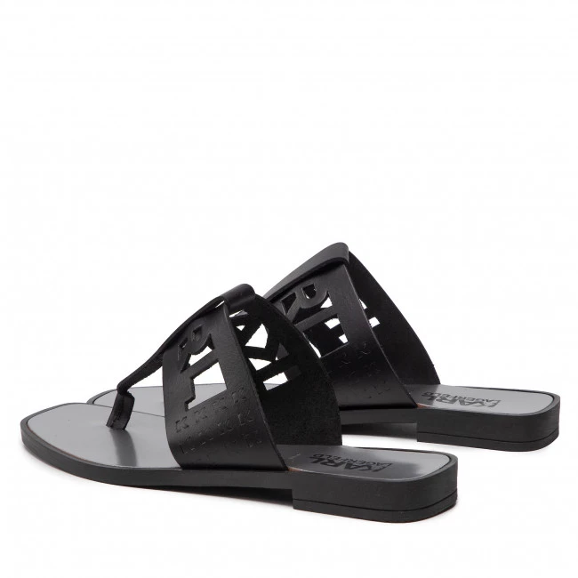 Mules Et Sandales Tongs KARL LAGERFELD - KL80409A Black Lthr Noir 5 Mules Et Sandales Tongs KARL LAGERFELD - KL80409A Black Lthr Noir – Image 3