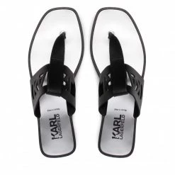 Mules Et Sandales Tongs KARL LAGERFELD - KL80409A Black Lthr Noir 13 Mules Et Sandales Tongs KARL LAGERFELD - KL80409A Black Lthr Noir -KARL LAGERFELD Soldes 0000209794472 05 fp