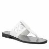 Mules Et Sandales Tongs KARL LAGERFELD - KL80409A White Lthr Blanc -KARL LAGERFELD Soldes 0000209794489 01 plj