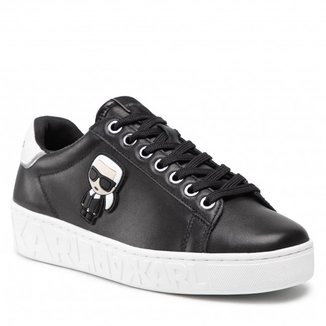 Chaussures Basses Sneakers KARL LAGERFELD - KL61030A Black Lthr Noir 3 Chaussures Basses Sneakers KARL LAGERFELD - KL61030A Black Lthr Noir