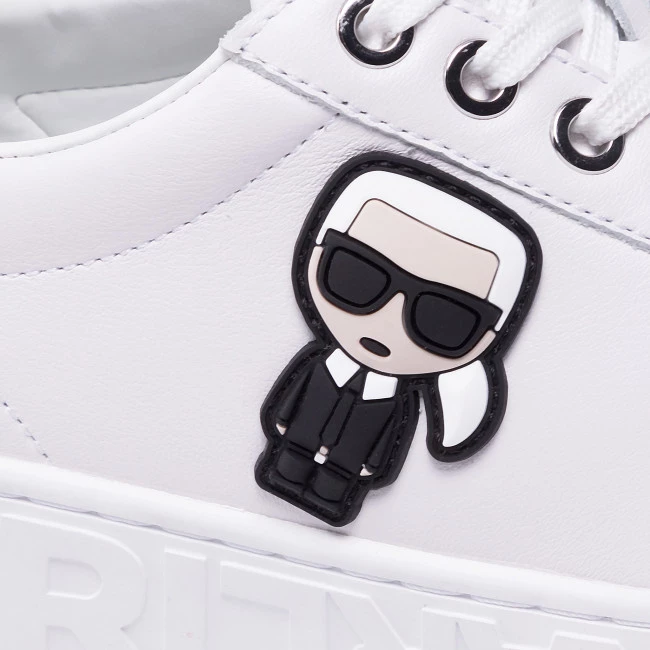 Chaussures Basses Sneakers KARL LAGERFELD - KL61030A White Lthr Blanc 8 Chaussures Basses Sneakers KARL LAGERFELD - KL61030A White Lthr Blanc – Image 6