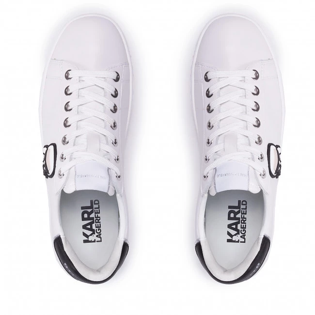Chaussures Basses Sneakers KARL LAGERFELD - KL61030A White Lthr Blanc 7 Chaussures Basses Sneakers KARL LAGERFELD - KL61030A White Lthr Blanc – Image 5
