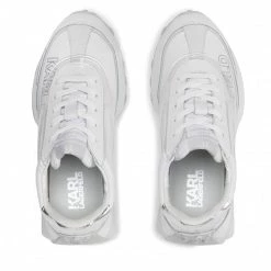 Chaussures Basses Sneakers KARL LAGERFELD - KL62926 White Lthr Blanc -KARL LAGERFELD Soldes 0000209794687 06 pl