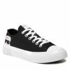 Chaussures Basses Baskets KARL LAGERFELD - KL60310 Black Canvas Noir -KARL LAGERFELD Soldes 0000209794885 01 rz 1