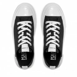 Chaussures Basses Baskets KARL LAGERFELD - KL60310 Black Canvas Noir -KARL LAGERFELD Soldes 0000209794885 07 rz 1