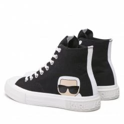 Chaussures Basses Baskets KARL LAGERFELD - KL60350 Black Canvas Noir 10 Chaussures Basses Baskets KARL LAGERFELD - KL60350 Black Canvas Noir -KARL LAGERFELD Soldes 0000209794915 02 rz