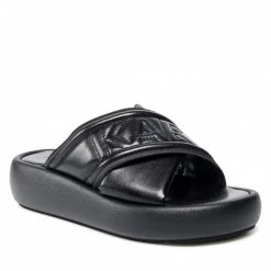 Mules Et Sandales Mules / Sandales De Bain KARL LAGERFELD - KL81820 Eco Lthr Black Noir