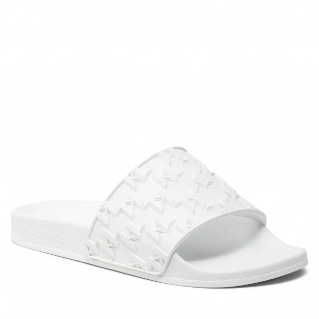Mules Et Sandales Mules / Sandales De Bain KARL LAGERFELD - KL80903 White Blanc 3 Mules Et Sandales Mules / Sandales De Bain KARL LAGERFELD - KL80903 White Blanc