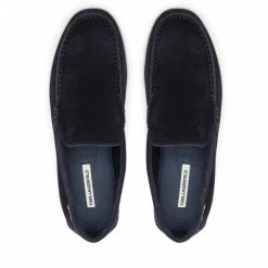 Chaussures Basses Mocassins KARL LAGERFELD - KL12012 Navy Suede Bleu Marine -KARL LAGERFELD Soldes 0000209796681 06 ks