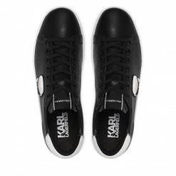 Chaussures Basses Sneakers KARL LAGERFELD - KL51030 Black Lthr Noir -KARL LAGERFELD Soldes 0000209796728 05 rz