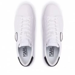 Chaussures Basses Sneakers KARL LAGERFELD - KL51030 White Lthr Blanc -KARL LAGERFELD Soldes 0000209796742 05 mg kopia