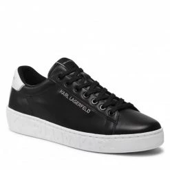 Chaussures Basses Sneakers KARL LAGERFELD - KL51019 Black Lthr Noir